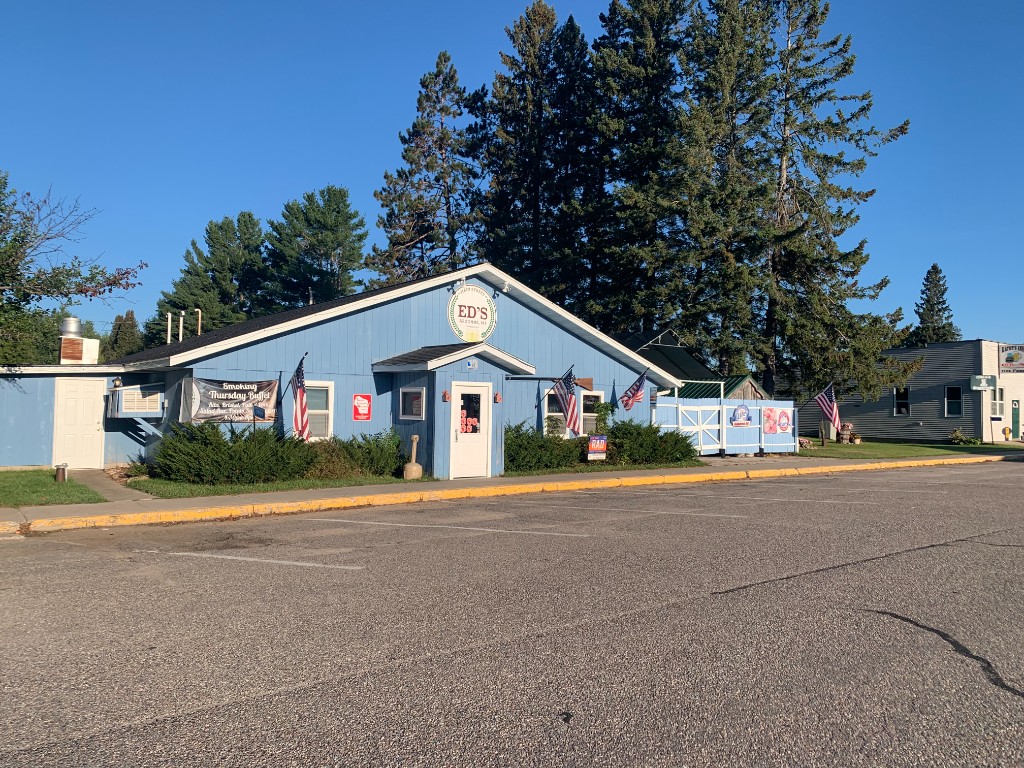 The front of Main Street Ed’s on Main Street in Argonne, Wisconsin