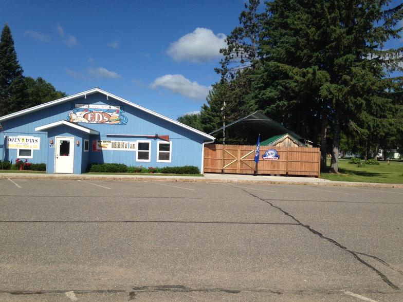The front of Main Street Ed’s on Main Street in Argonne, Wisconsin